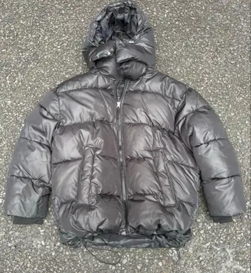 H&M 다운 자켓 블랙