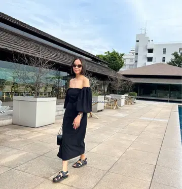 새상품급 sorm86 sorm'86 칠변화 스커트 블랙 SM