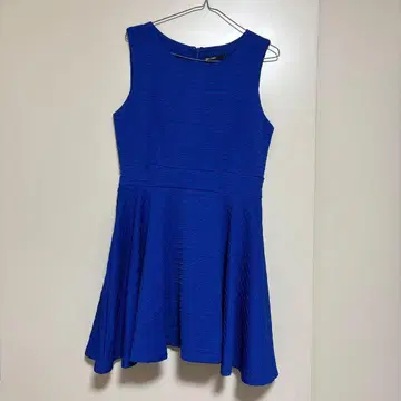 BELOVED 슬리브리스 미니 원피스 S 파랑