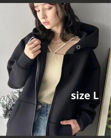 classicalelf 빅 실루엣 오버 사이즈 지퍼 후드티 L