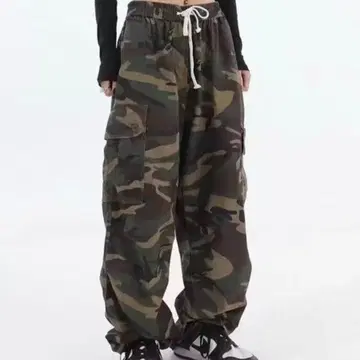 카고 팬츠 카모플라주 팬츠 워크 팬츠 루즈핏 페인터 카모플라쥬