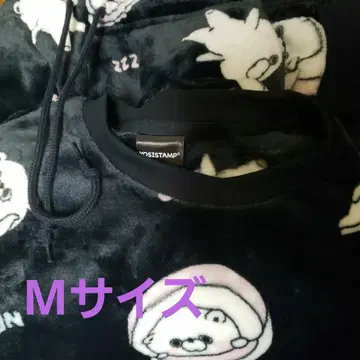 [ 미사용 새상품 ] 택 포함 요시 스탬프 룸웨어 상하의 사이즈 M 블랙