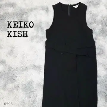 KEIKO KISH 케이코키쉬 슬리브리스 원피스 블랙 593