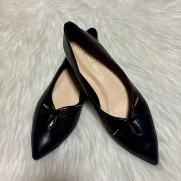 RODE SKO 프티 리본 펌프스 블랙