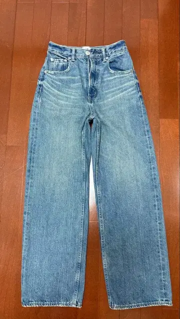 AZUL BY MOUSSY 하이웨스트 와이드 데님 S 사이즈 BLU