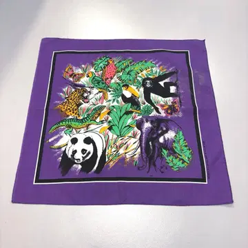 레어 80s 빈티지 반다나 USA제