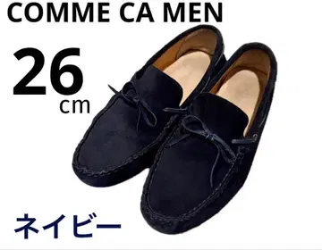 꼼사맨 스웨이드 드라이빙 슈즈 네이비 26cm 러버 솔 신발