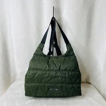 [ 레어 ] GUEES 게스 퀼팅 럭색 그린