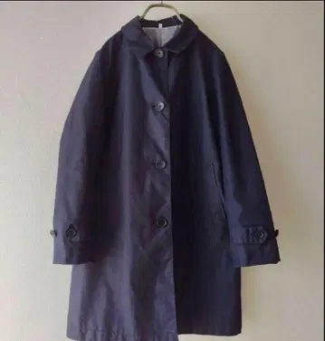 [ 미사용 새상품 ] 무인양품 스텐카라 코트 네이비 L