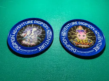 디지몬 어드벤처 캔뱃지 2개 세트