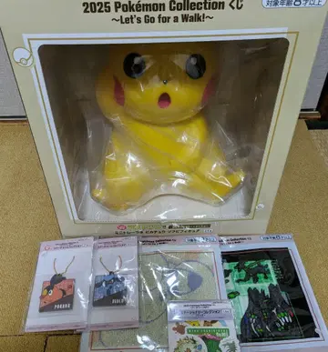 포켓몬 제일복권 라스트 원상 미니 트레이 포함 피카츄 소프트 비닐 피규어
