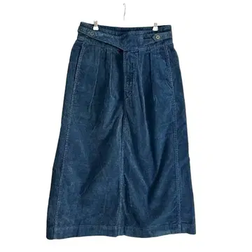 N-498 45R 코듀로이 인디고 스커트 사이즈 미상