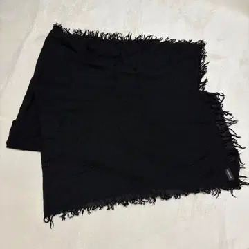 y111010 ATTACHMENT 머플러 스톨 블랙 얇은 소재 대형