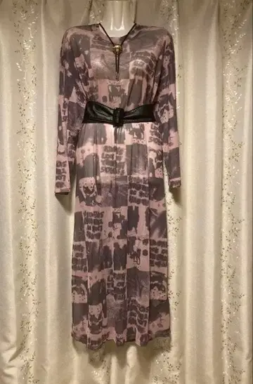 롱 원피스 y2k 그런지 헤이세이 모드 스타일 시어 롱 드레스