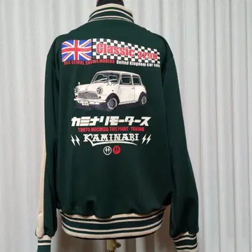 [ 새상품급 ] 카미나리 모터스 미니 쿠퍼 트랙 자켓 블랙