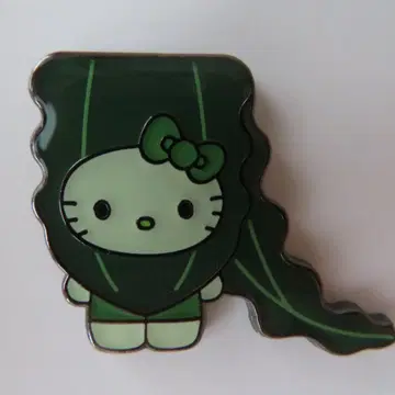 오사카 간사이 엑스포 일본관 해조 키티 핀 배지 마콘부