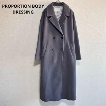 새상품 프로포션 바디 드레싱 미 라인 체스터 코트