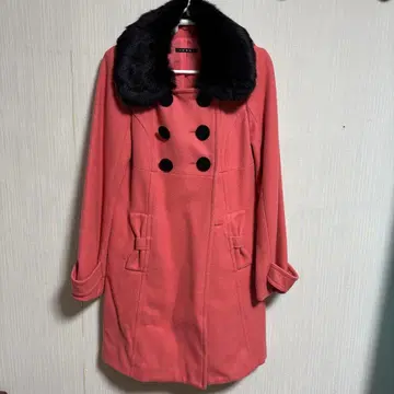 INGNI 핑크 퍼 코트