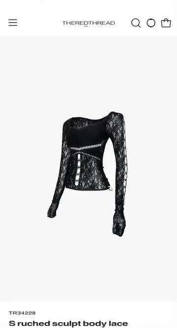 theredthread S ruched sculpt body lace