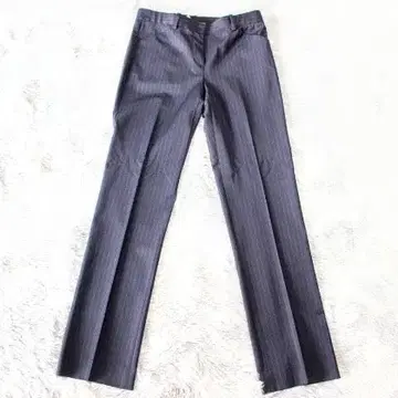 작은 사이즈! 띠어리 Theory 울 스트라이프 슬랙스 00 일본제