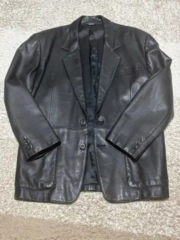 가죽 테일러드 자켓 천연 가죽