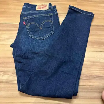 Levi's 데님 청바지 사이즈 24 다크 블루