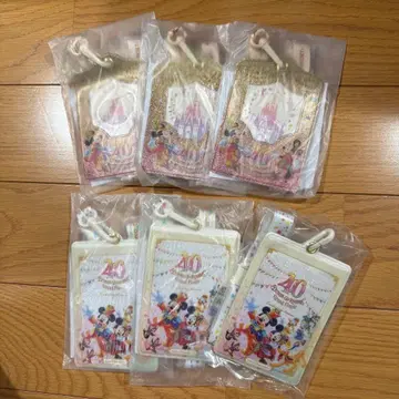[디즈니] 40주년 패스 케이스 6개 세트
