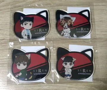 [ 4점 ] SIREN 난자타운 콜라보 아크릴 코스터 세트