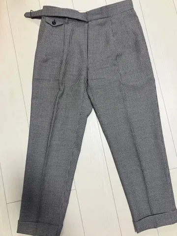 GERMANO 하운드 투스 편 그루카 슬랙스 사이즈 52