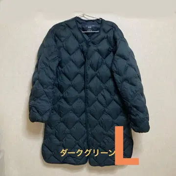 UNIQLO 울트라 라이트 다운 L 사이즈 다크 그린