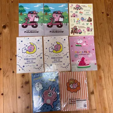 [ 새상품 ] 카나헤이 피스케와 토끼 클리어 파일 묶음 판매