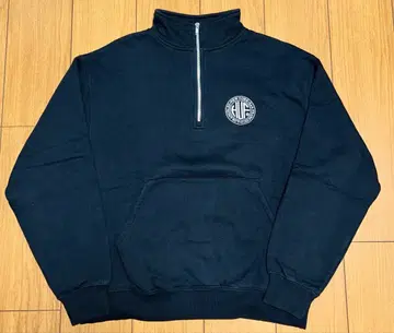 HUF 블랙 하프 지퍼 트레이닝복 M