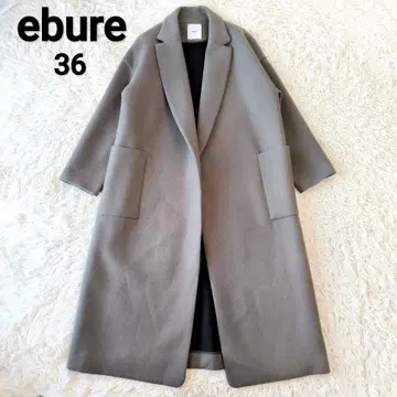 ebure 에부르 울 본딩 체스터 코트