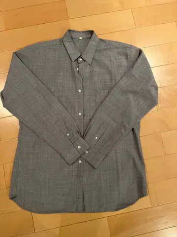 무인 라보 그레이 긴팔 셔츠 L 사이즈