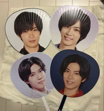 진구지 유타 부채 4개 세트