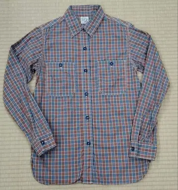 orslow 체크 무늬 긴팔 셔츠