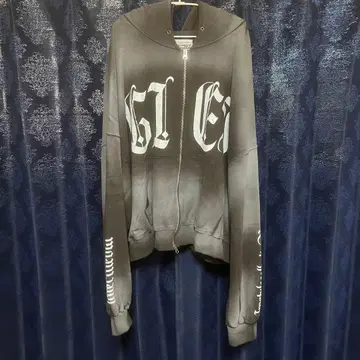 남성용 지퍼 후드티