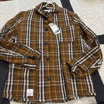 DRESSTERIOR 브라운 체크 블루종 새상품