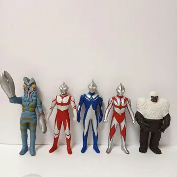 울트라맨 발탄 성인 기가스 소프트 비닐 피규어 5체 일괄