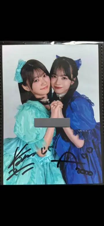 마스다 아야노 이타쿠라 카나 페어 L판 사인 포함