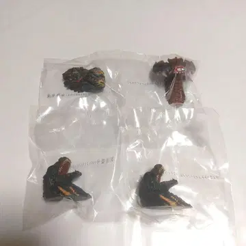 고질라 제일복권 E상 몬스터 헤드 마그넷 3종 4개 세트