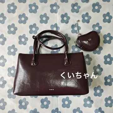 스탠드 오일 다크 브라운 숄더백