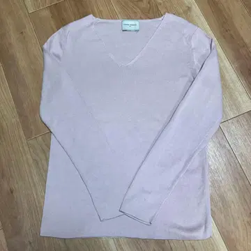 UNITED ARROWS TOKYO 옅은 핑크 V넥 프리 사이즈