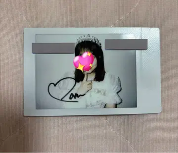 사쿠라바 하루카 생일 사인 포함 폴라로이드