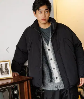 니코앤드 niko and 충전솜 밀리터리 블루종