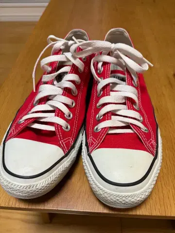 CONVERSE 레드 스니커즈 27cm