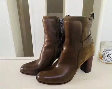 정가 11만 미사용 새상품 [SARTORE] 사토레 콤비 가죽 부츠