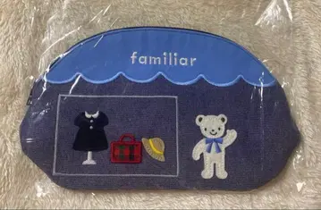 미개봉 새상품 파미리아 한정판 파우치 파랑 데님 레어