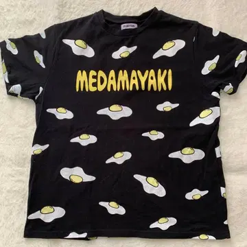 와타나베 나오미 PNYUS 계란 프라이 맨투맨 블랙 사이즈 2