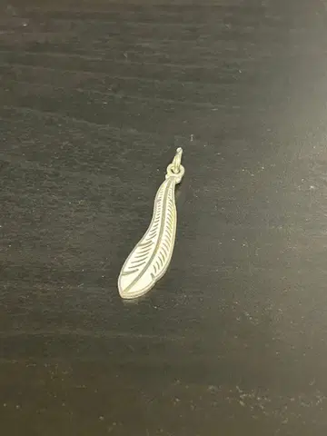 Feather Charm Small/WellsSterling Silver